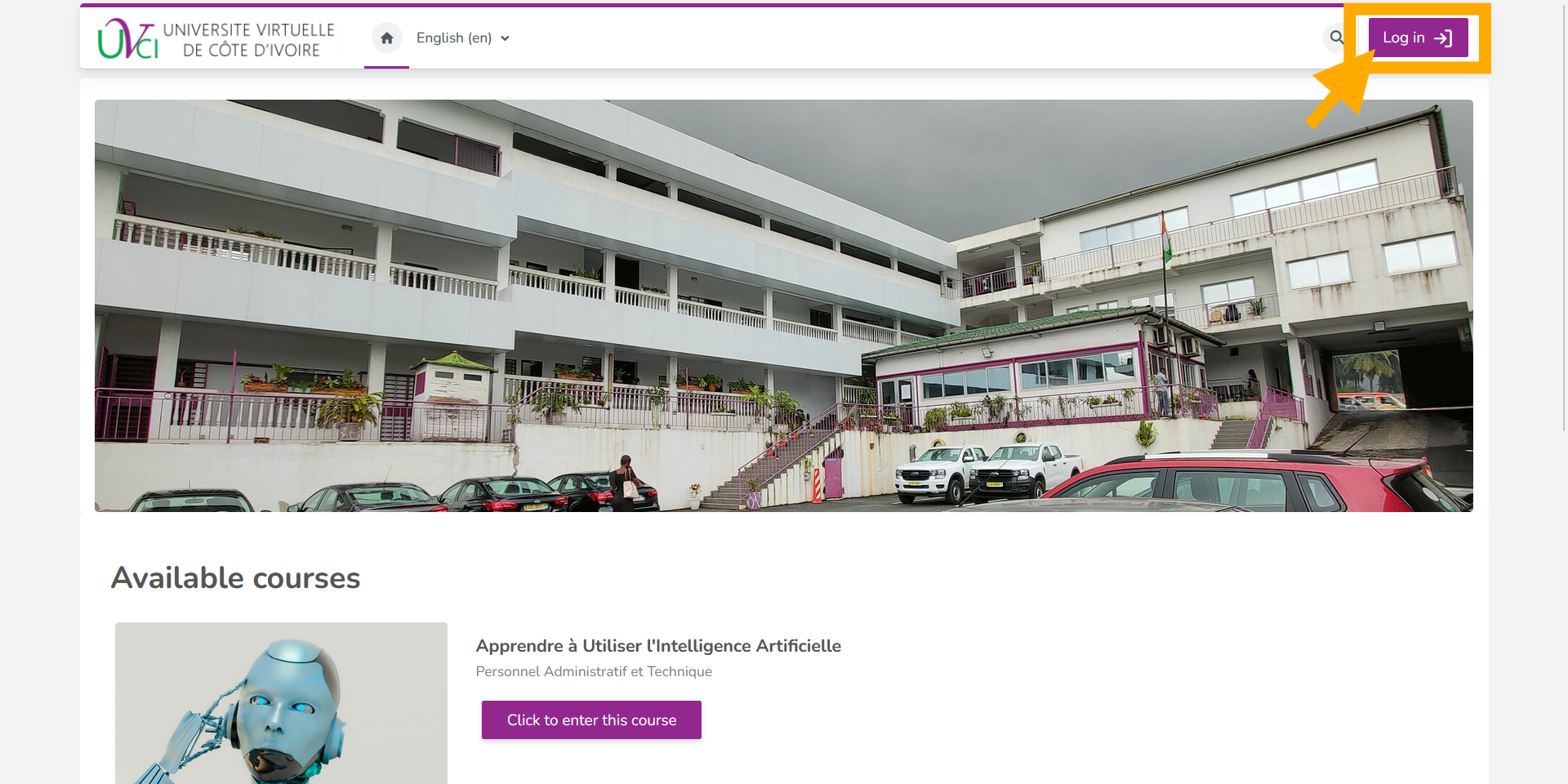 Connexion plateforme